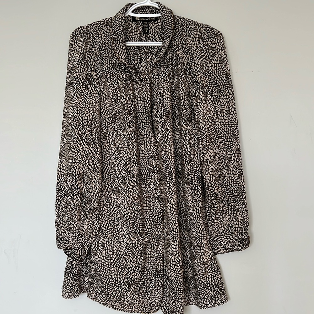 VINTAGE SILK WOMEN SIZE SMALL TOP